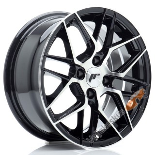 JR28 Gloss Black Machined Face