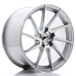 JR-36 Extreme Concave 18x9" (5 hole custom PCD) ET20-48, Brushed Silver