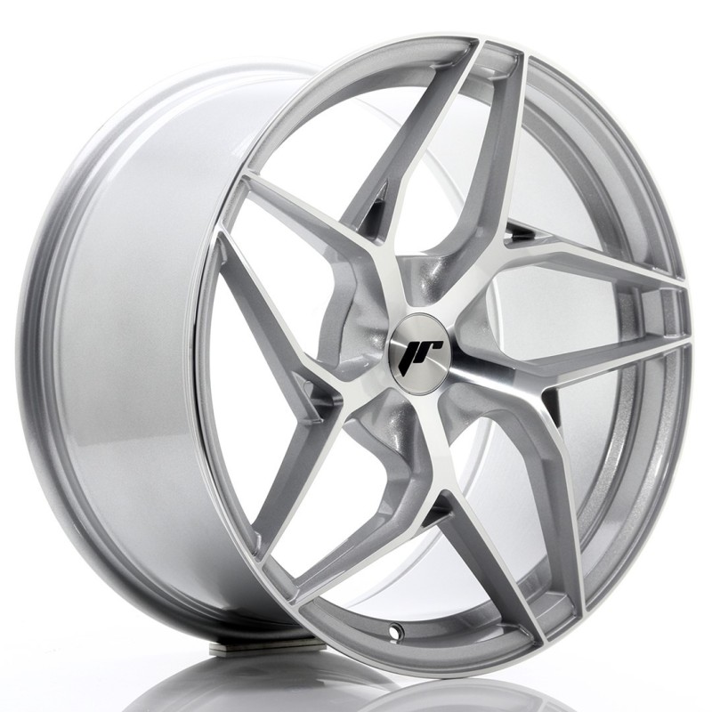 JR-35 Extreme Concave 19x9.5" (5 hole custom PCD) ET20-45, Silver / Machined