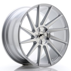 JR-22 Extreme Concave 19x9.5" (5 hole custom PCD) ET20-40, Silver, Machined Face