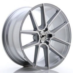 JR-30 Extreme Concave 21x10.5" (5 hole custom PCD) ET15-45, Silver, Machined Face