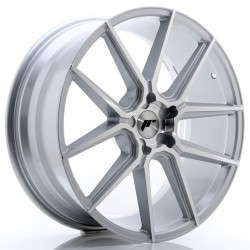 JR-30 Extreme Concave 21x9" (5 hole custom PCD) ET20-40, Silver, Machined Face