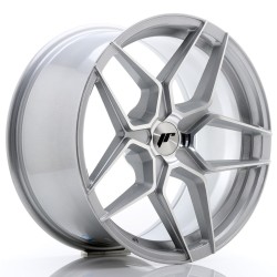 JR-34 Extreme Concave 18x9" (5 hole custom PCD) ET20-42, Silver, Machined Face