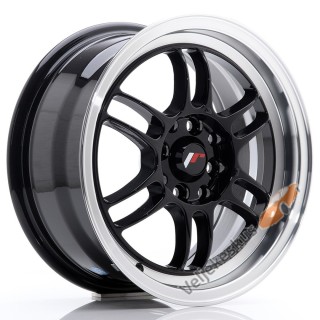 JR7 Gloss Black w/ Machined Lip