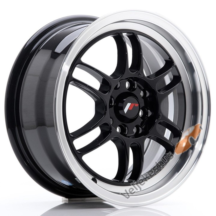 JR7 Gloss Black w/ Machined Lip