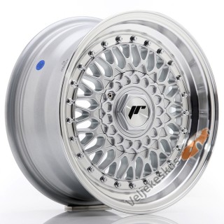 JR9 Silver w/ Machined Lip+Silver Rivets