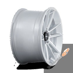 R192 BTL 22x10" 5x112 ET25, Gloss Silver With Machined Face
