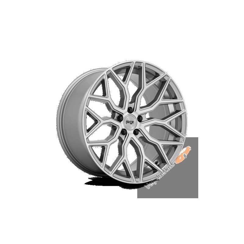 M265 Mazzanti 22x10 5x120 ET30, Anthracite Brushed Clear