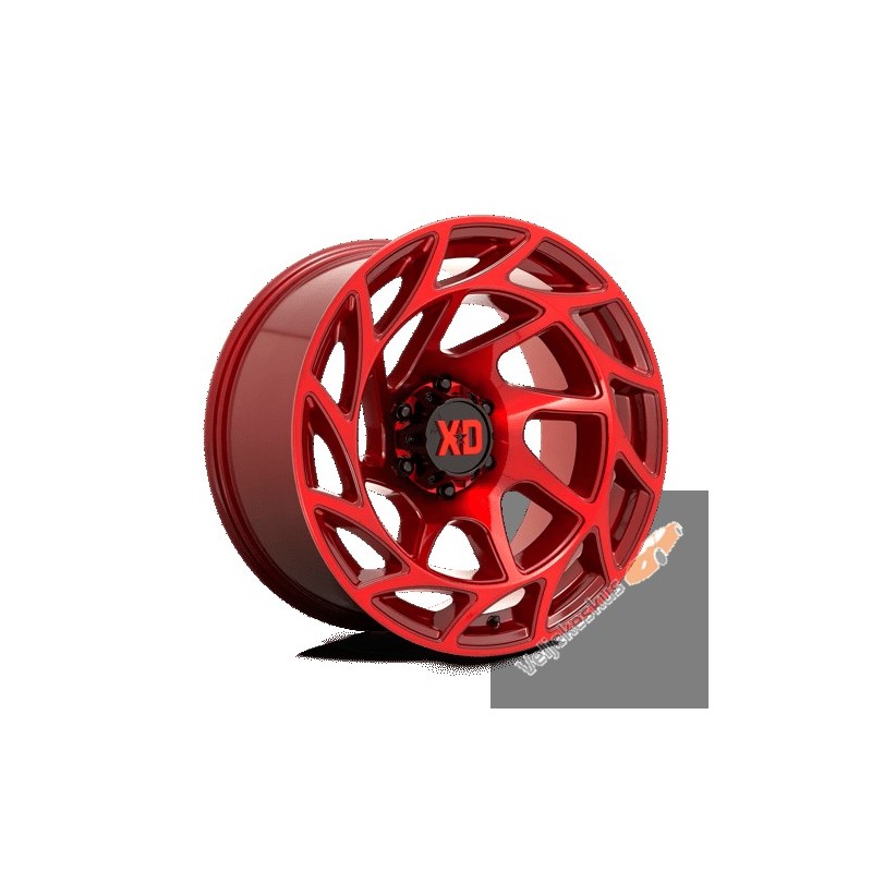 Onslaught 20x10 6x139.7 ET-18, Candy Red