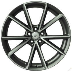 W569 AIACE 19x8.5" 5x112 ET40, ANTHRACITE POLISHED