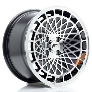 JR14 Gloss Black Machined Face