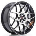 JR18 Gloss Black Machined Face