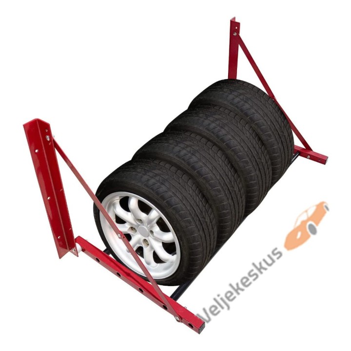 Wall-Mounted Tyre Rack